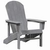 vidaXL Gartenstuhl 3 pcs Hellgrau Polyethylen
