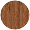 vidaXL Tischplatte Hellbraun &Oslash; 90 x 2,5 cm Massivholz Eiche