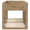 vidaXL Etagenbett f&uuml;r Kinder Artisan-Eiche 90 x 190 cm Holzwerkstoff