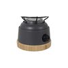 Bo-Camp LED-Laterne Sloane Anthrazit und Braun