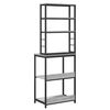 vidaXL K&uuml;chenregal Graues Sonoma 60 x 40 x 168 cm Holzwerkstoff