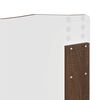 vidaXL Bettrahmen Braun Eichen-Optik 120 x 190 cm Massives Kiefernholz