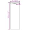 vidaXL Voile Vorh&auml;nge mit &Ouml;sen 2 Stk. Braun 140x300 cm