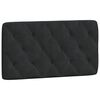 vidaXL Bett mit Matratze Schwarz 100x200 cm Samt