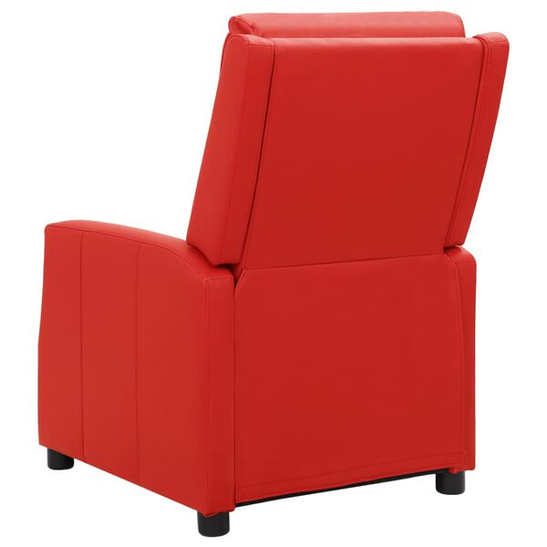 vidaXL Relaxsessel Rot Kunstleder
