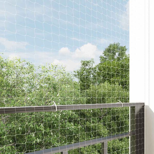vidaXL Katzennetz Transparent 12x3 m Nylon