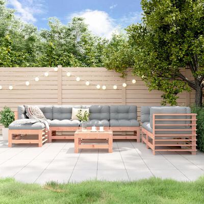 vidaXL 8-tlg. Garten-Lounge-Set Massivholz Douglasie