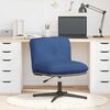 vidaXL B&uuml;rostuhl Drehbar Blau Stoff