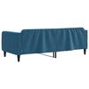 vidaXL Tagesbett Blau 90x200 cm Samt