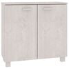 vidaXL Sideboard HAMAR Wei&szlig; 85x35x80 cm Massivholz Kiefer
