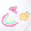 Kinder-T-Shirt Ecru 104