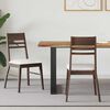 vidaXL Esszimmerst&uuml;hle 2 pcs Hellbraun 43 x 54 x 89 cm