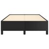 vidaXL Bettgestell ohne Matratze Schwarz 120x190 cm Kunstleder