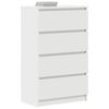 vidaXL Sideboard Wei&szlig; 60x35x98,5 cm Holzwerkstoff