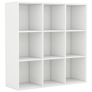 vidaXL B&uuml;cherregal Wei&szlig; 98x29x97,5 cm Holzwerkstoff