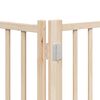 vidaXL 6-tlg. Hundetor mit T&uuml;r Faltbar 480 cm Pappelholz