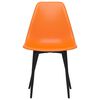 vidaXL Esszimmerst&uuml;hle 4 Stk. Orange PP