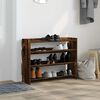 vidaXL Schuhregal R&auml;uchereiche 80x25x62 cm Holzwerkstoff