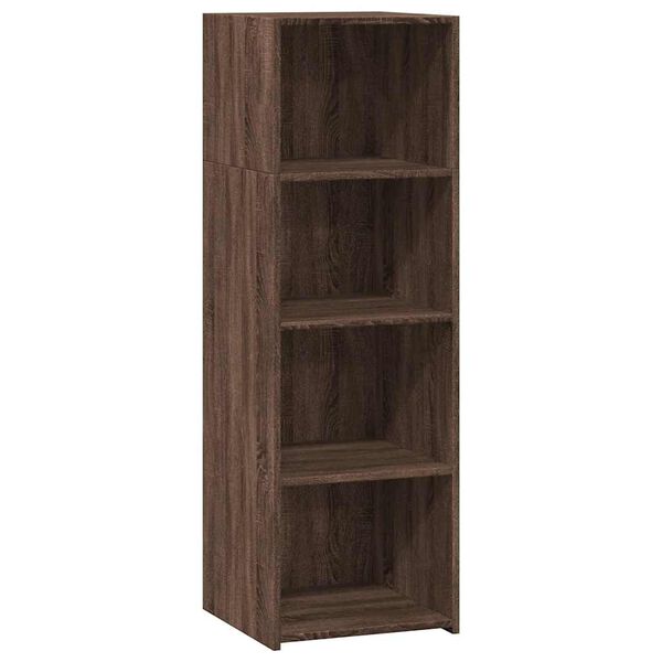 vidaXL Highboard Braun Eichen-Optik 40x41x124 cm Holzwerkstoff