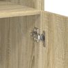 vidaXL Hochschrank Sonoma-Eiche 80x42,5x225 cm Holzwerkstoff