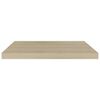 vidaXL Schwebende Wandregale 4 Stk. Eichefarben 60x23,5x3,8cm MDF