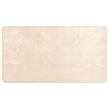 vidaXL Teppichl&auml;ufer MARSA Creme 100 x 200 cm Polyester und PVC