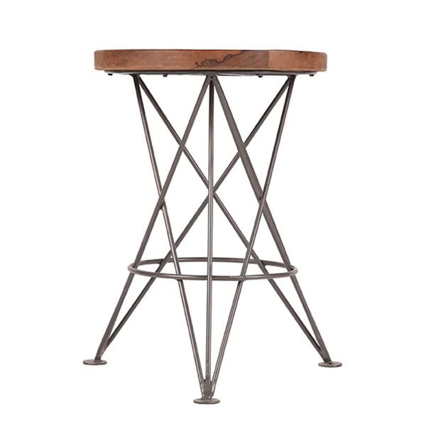 LABEL51 Hocker Paris 35x52 cm Grau