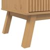 vidaXL Sideboard OLDEN Braun 114x43x73,5 cm Massivholz Kiefer