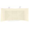 vidaXL Papiertragetaschen 50 Stk. mit Henkeln Gelb 18x8x22 cm