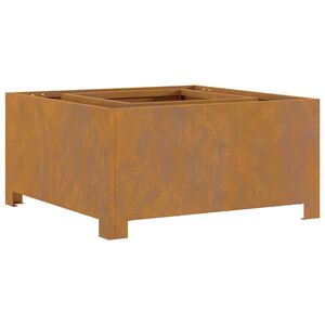 vidaXL Feuerstelle Braun 60 x 60 x 30 cm Stahl