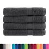 vidaXL Premium Saunat&uuml;cher SOLUND 4 Stk. Anthrazit 80x200 cm 600 g/m&sup2;