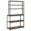 vidaXL K&uuml;chenregal Ger&auml;ucherte Eiche 100 x 40 x 168 cm Holzwerkstoff