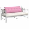 vidaXL R&uuml;ckenkissen Rosa 140 x 19 x 50 cm Stoff
