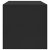 vidaXL TV-Schrank Schwarz 120x40x40 cm Holzwerkstoff