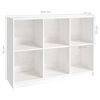 vidaXL B&uuml;cherregal Wei&szlig; 104x33x76 cm Massivholz Kiefer