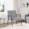 vidaXL Sessel Hellgrau 59 x 75 x 78 cm Stoff