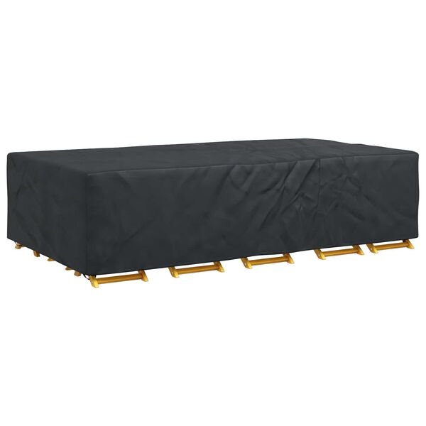 vidaXL M&ouml;belbezug Uni Schwarz 305 x 190 x 85 cm 210D