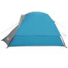 vidaXL Campingzelt 4 Personen Blau Wasserdicht