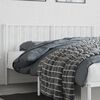 vidaXL Kopfteil Metall Wei&szlig; 160 cm
