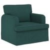 vidaXL Sofa 2 pcs Dunkelgr&uuml;n