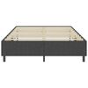 vidaXL Boxspring-Bettgestell Grau Stoff 140x200 cm