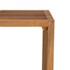 vidaXL Garten-Beistelltisch Braun 50 x 32,5 x 35 cm Massivholz Teak