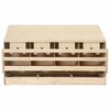 vidaXL 4er Legenest 106x40x59 cm Massivholz Kiefer