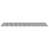 vidaXL Treppe Tritt Rechtwinklig 4 pcs Silber 90 x 30 cm Aluminium
