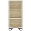 vidaXL B&uuml;cherregal Sonoma-Eiche 50x31x106 cm Holzwerkstoff