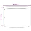 vidaXL Pflanzenring Braun 30 x 30 x 20 cm Wetterfeststahl
