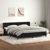 vidaXL Boxspringbett mit Matratze Dunkelgr&uuml;n 90x210 cm Samt