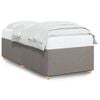 vidaXL Bettgestell ohne Matratze Taupe 80x200 cm Stoff
