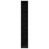 vidaXL Kleiderschrank mit Regal Schwarz Eichen-Optik 30 x 50 x 200 cm