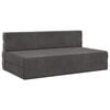 vidaXL Klappsofa Bett Dunkelgrau 152 x 86,5 x 60 cm Stoff